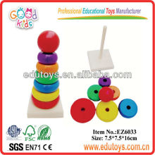 Rainbow Wooden Mini Stacker Jogos de Brinquedos Educativos